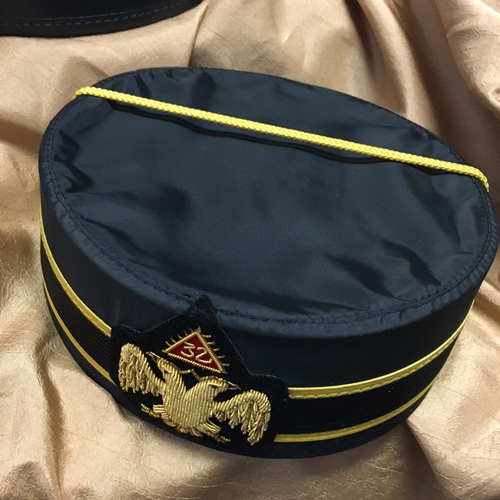 32nd Degree Scottish Rite Masonic Ceremonial Hat Military Memorabilia costume